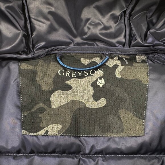 GREYSON Full Zip Cody Down Puffer Jacket Men's Size XL Canal NEW NWT - Picture 3 of 5